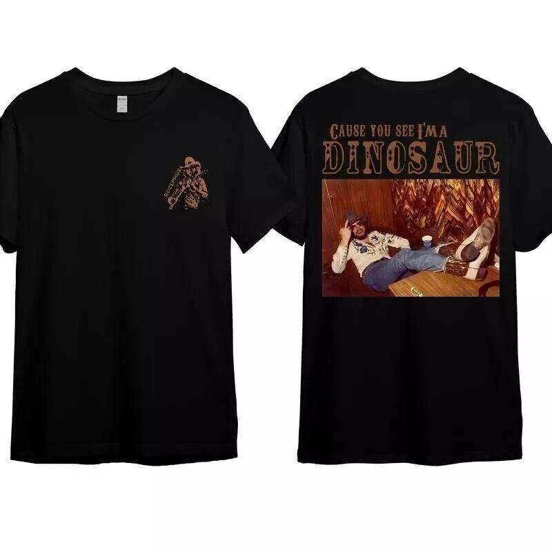 

Hank Williams Jr. Dinosaur Western All Size Unisex Unisex T-Shirt XL