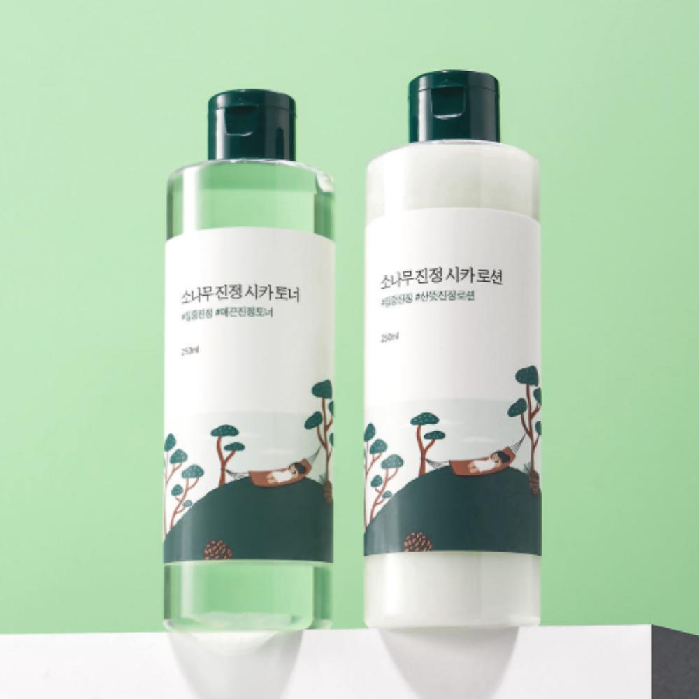 

Round Lab Pine Cica Calming Toner 250ml + Lotion 250ml Set