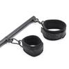 Adjustable Lace Neck Collar Handcuffs Ankle Cuffs Set  Slave Bondage Stainless Steel Open Leg Bar Sex Toys for Couples Woman
