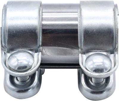 SHLPDFM Stainless Steel Muffler Band, Inner Diameter 2.0 Inches (50.5) Mm), Exhaust Connection Pipe,