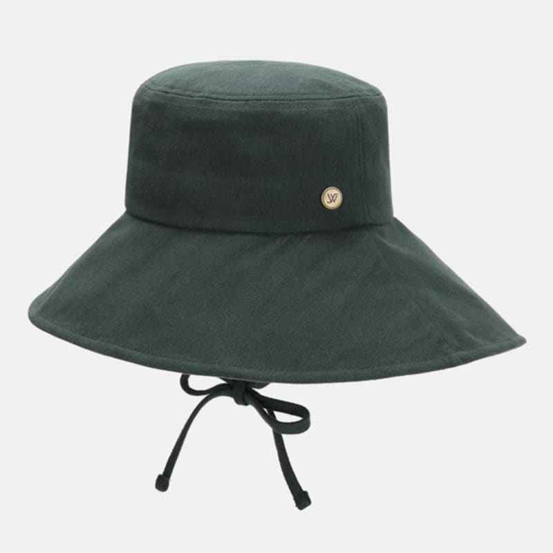 

ХЛОПКОВАЯ ШЛЯПА ФЛОППИ С АСИММЕТРИЧНЫМИ ПОЛЯМИ GRACIE (4 цвета) BLACK_Free