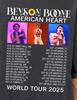 Retro Benson Boone Tshirt Tour Album Music Tshirt Unisex Pure Cotton Allseason Streetwear Base Layer Graphic T Shirts