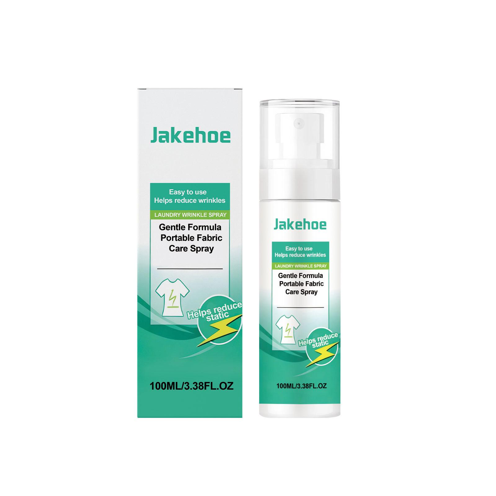 JAKEHOE Fabric Smoothing Spray: Softens, Stretches, Reduces Wrinkles, No-Iron Care