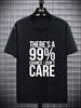 Unisex's Casual Slogan Print Round Neck Short Sleeve T-Shirt, Summer