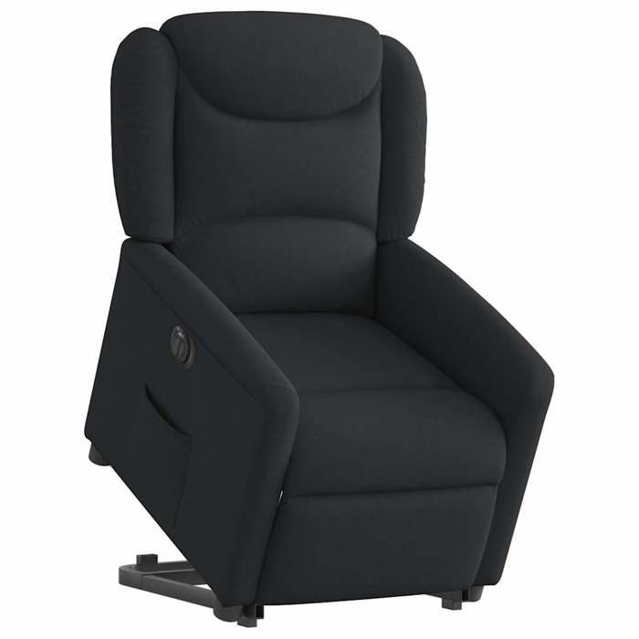 VidaXL Fauteuil inclinable électrique noir tissu 3303216