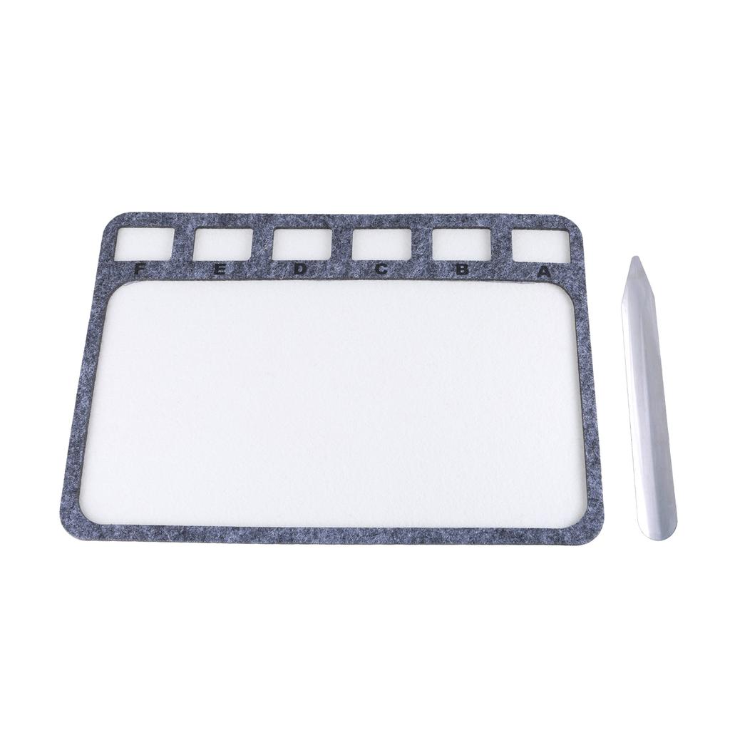 Boards 2 Beading Jewelry Craft Pieces Set Of Sturdy Felt Rectangle Bead Mats With Alphabetic Scale Home Accessory