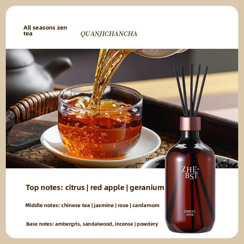 Non-flaming Fragrance Essential Oil Long-lasting Deodorizing Toilet Aroma Diffuser, Bedroom Aroma Diffuser, Long-lasting Fragrance Bottle 500ml