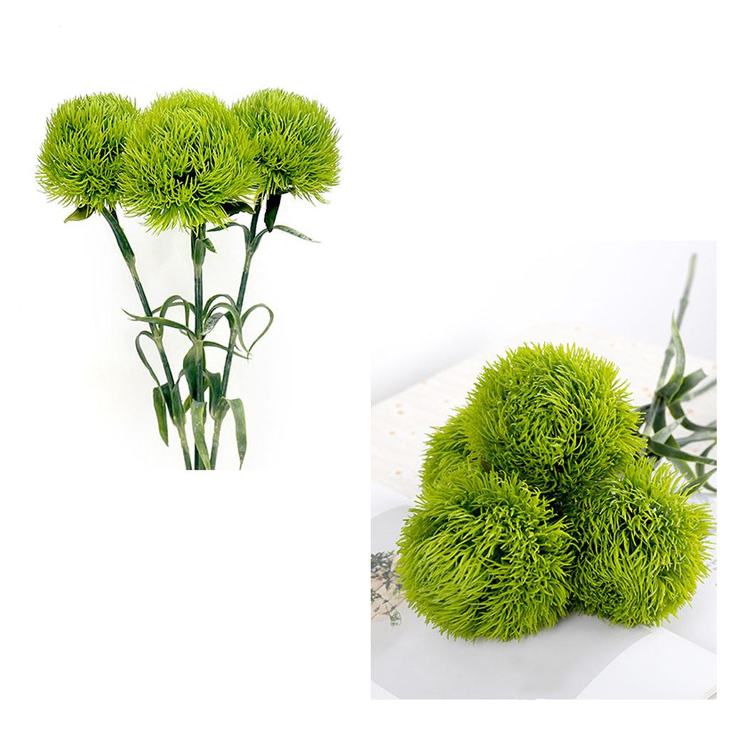 Floral Arrangements Artificial Dianthus Flower Artificial Pom Pom Flower  Photography Props