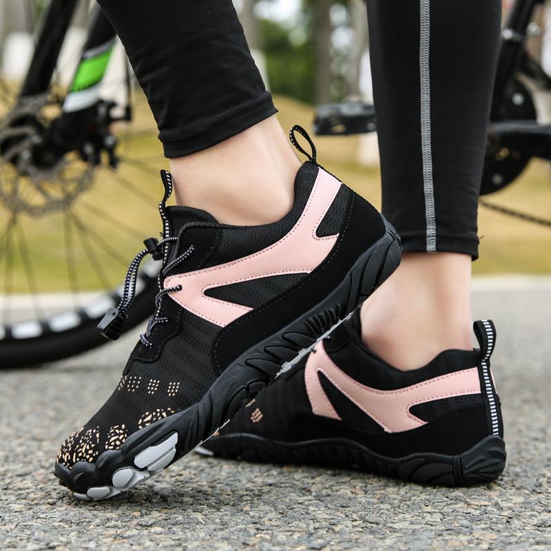 Herren Barfuß Wanderschuhe Damen Outdoor Sneaker zum Klettern Trekking Unisex Rutschfest Fitnessstudio Cross-Training Sportschuhe