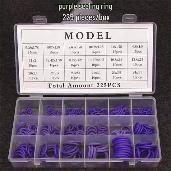 

Car A/C O-Ring Repair Kit - Nitrile Rubber Seal Washers