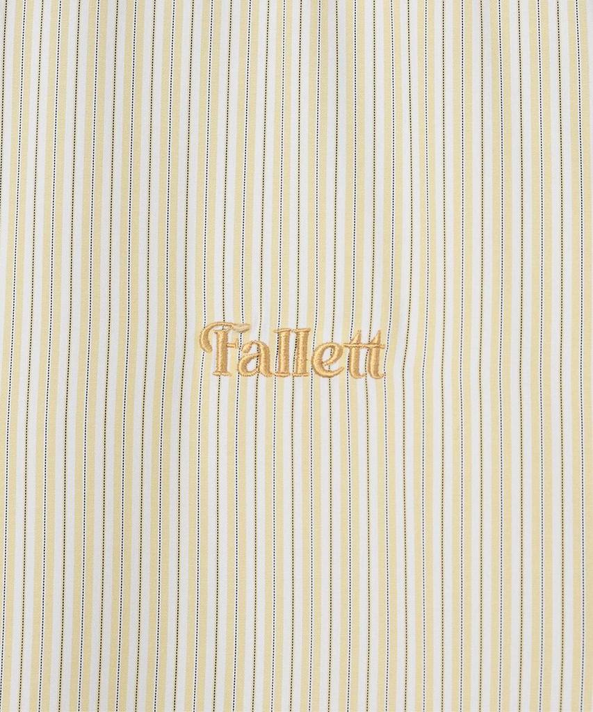 FALLETT Small Story Logo Striped Shirt Yellow