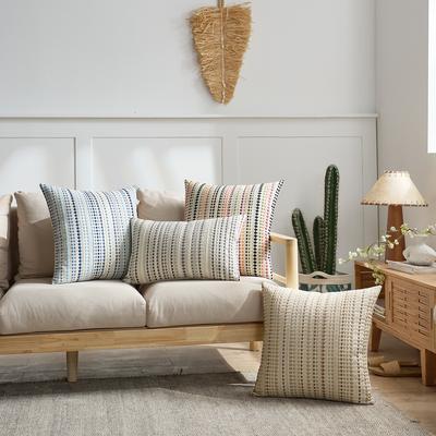 Quality Modern Nordic Style Yarn-dyed Polka Dot Pillow Case, Suitable for Bedroom, Sofa, Car, Pillow Case30X50 40X40 45X45 50X50