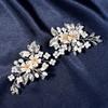 2PCS Crystal Shoe Clips Wedding Bridal Shoe Buckles Rhinestones Shoe Flowers for Party Decoration Wedding Craft Acces