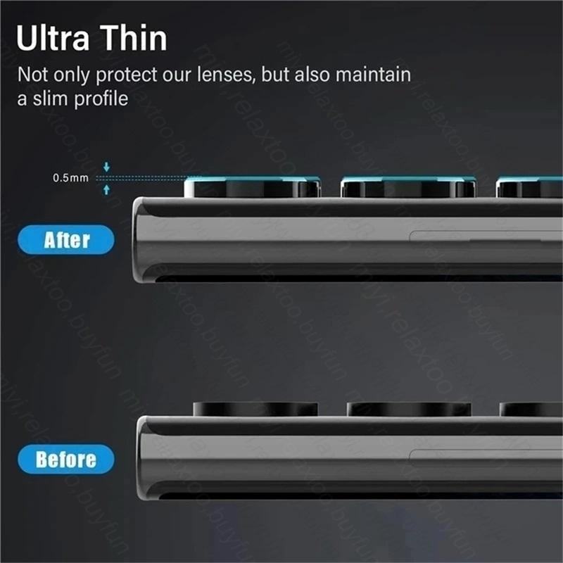 3D Curved Camera Protective Glass For Xiaomi Redmi Note 13 Pro Plus Pro+ 5G Matel Ring Lens Cover On Redmy Note13 4G Not 13 Pro