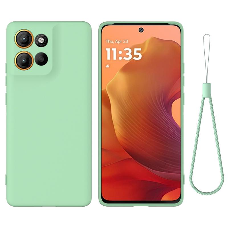 

For Motorola Moto G86 G56 5G Case Soft Premium Liquid Silicone Strap Cover with Flocking inside for MOTO G86 Motorola Moto G86