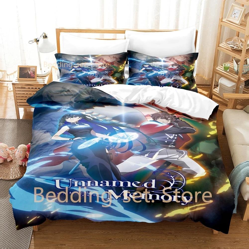 Unnamed Memory Bedding Set Single Twin Full Queen King Size Bed Set Adult Kid Bedroom Duvetcover Sets 3D Anime Bed Sheet Set