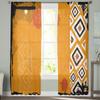 Africa Emblem Ethnic Window Treatment Tulle Modern Sheer Curtains for Kitchen Living Room the Bedroom Curtains Decoration