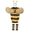 Kids & Adult Bee Costume Set - Cute Insect Cosplay Outfits with Wings & Antenna Headband for School Play,Stage Performance