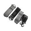 Adjustable Leather Ski and Snowboard Bindings with Hand-Held Straps