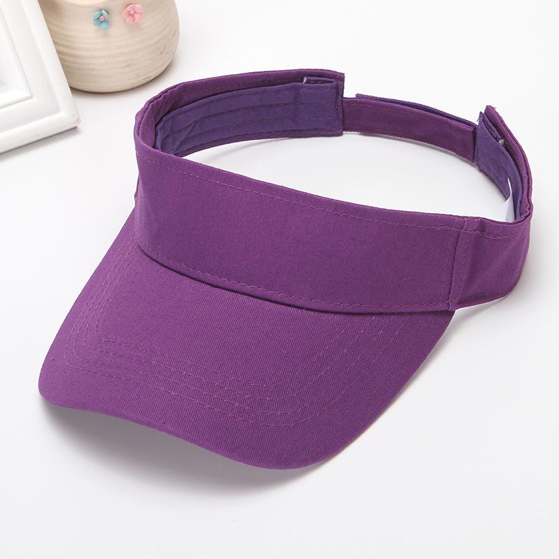 Outdoor Solid Empty Sun Hats Men Women Cotton Visor UV Protection Top Sport Tennis Golf Running Sunscreen Students Baseball Cap
