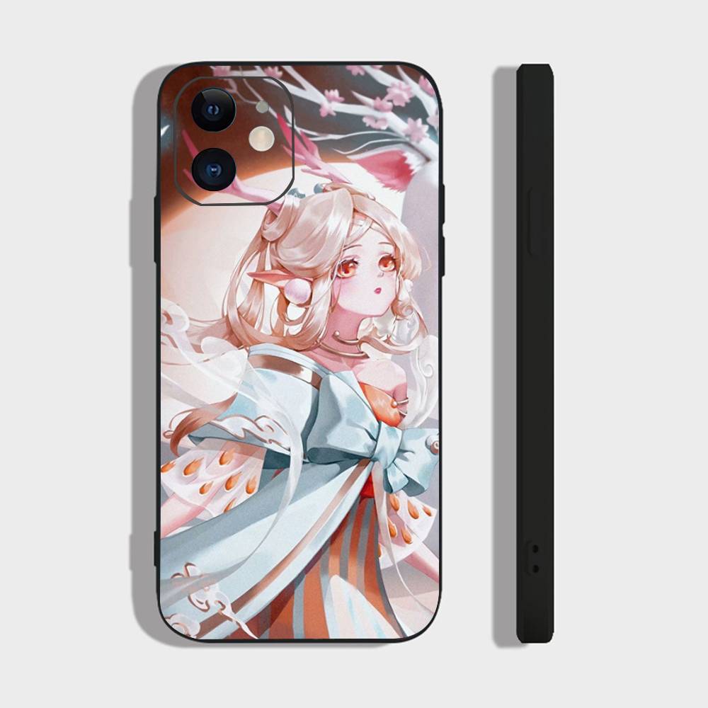 

Yaomei Анимация Игра H-Honor Of K-Kings Чехол для телефона Для IPhone 17 Air 16 15 14 13 Pro Max 11 12 Черный Силиконовый Чехол IPHONE 17PROMAX