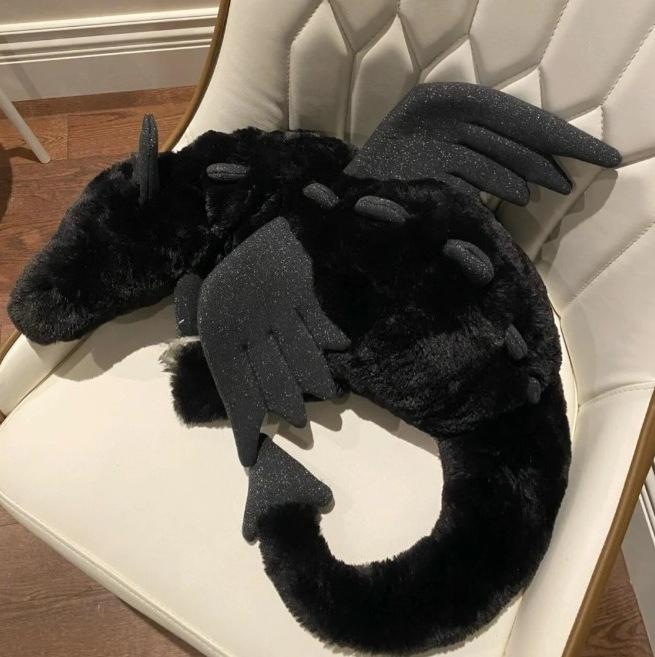 Onix dragon black dragon soft gift home decoration ornament with jca label desk decoration home decor living room decoration