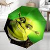 Shrek Theme Automatic Umbrella, Lightweight & Portable, 8 Rib, Perfect for Outdoor Travel, Birthdays, Christmas, Gifts.