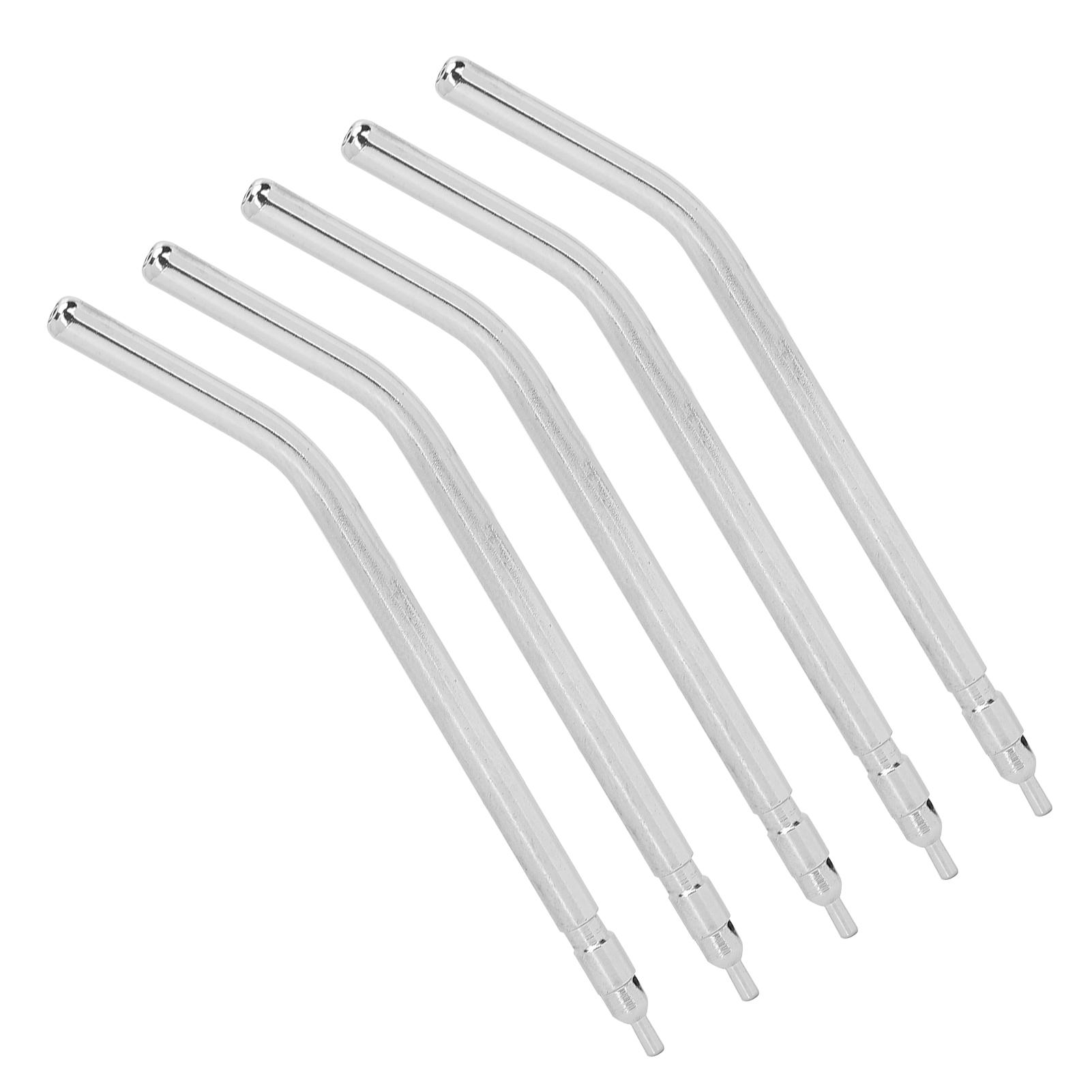 

5pcs Stainless Steel Dental Air Water Spray Nozzles Tips 3Way Triple Syringe Nozzle
