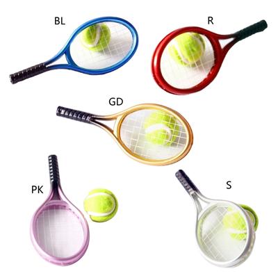Tennis Ball Set Toddlers Household Model Kit Boys & Girls Gift Doll House Decor Model Mini Miniature House Decors