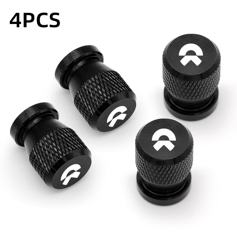 Car Wheel Tire Valve Caps, Tyre Stem Covers, Waterproof, For NIO EC6 ES6 ES7 ES8 ET7 ET5 ET9 2023 2024, 4Pcs Car Accessories