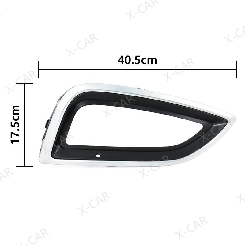 Front Bumper Fog Lamp Frame Cover Foglight Trim Cap Hood Lid Bezel For Hyundai IX35 2014 2015 2016