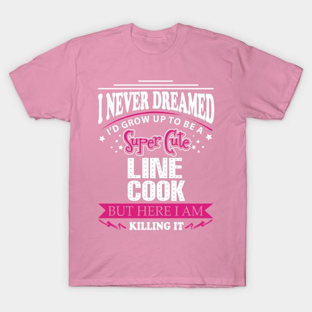 T Shirt Women Line Cook Harajuku Print Kawaii Tshirt Summer Short Sleeve Female T-Shirt Top Tee