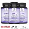 Pslalae High-Content Zinc Capsules, 50mg, Zinc Oxide Citrate Complex, Immune System, Dietary Supplement, Suitable for Adults