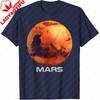Mars Shirt Solar System Planet Tshirt Camisas Oversized Clothes Harajuku Graphic Tops