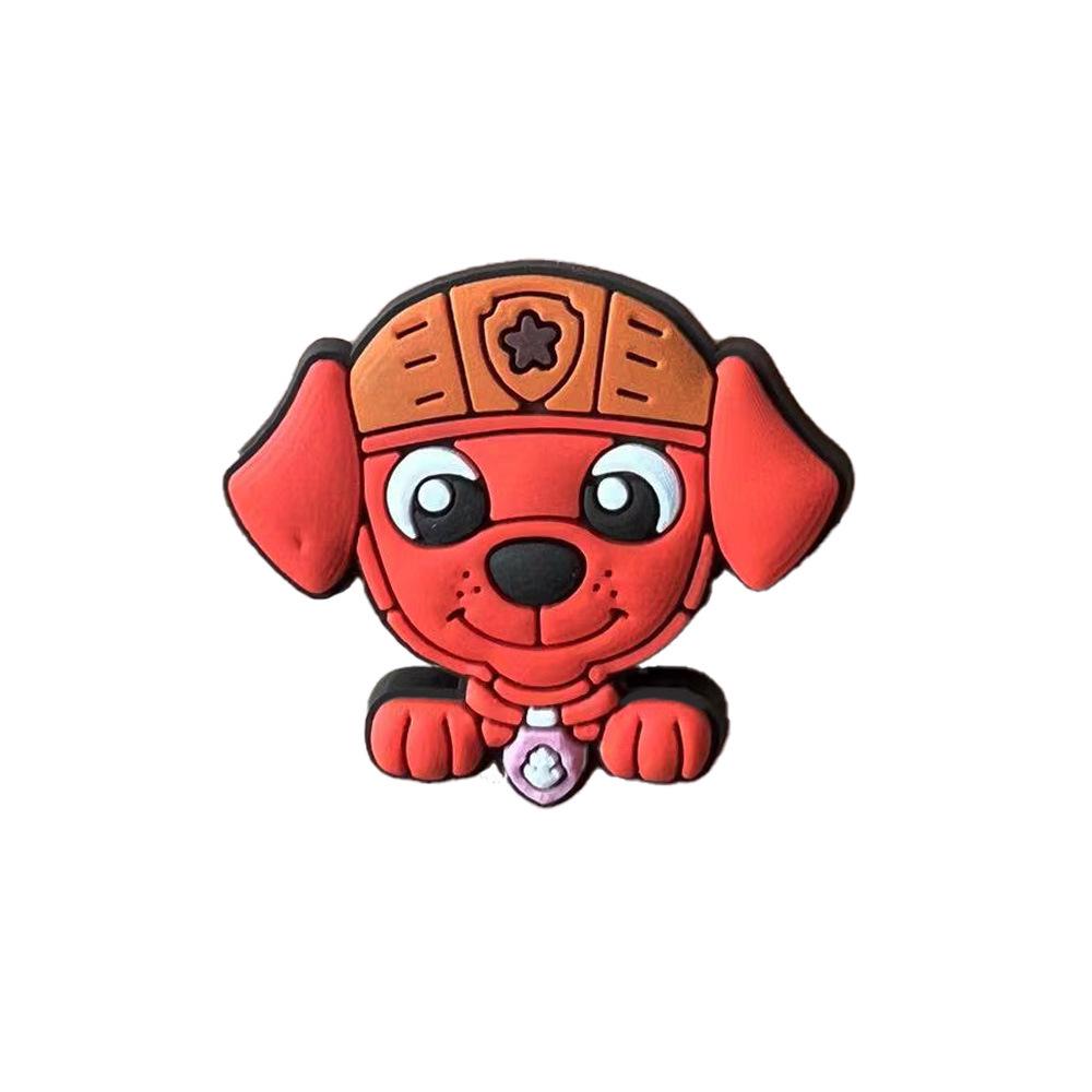 PAW Patrol Flower Clog Shoe Charms: Soft Rubber DIY Accessories
