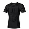 Padded Compression Shirt Elastic Top Lightweight for Athletes