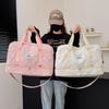 Jieying Women's Large Capacity Gym Duffel Bag with Shoe Compartment