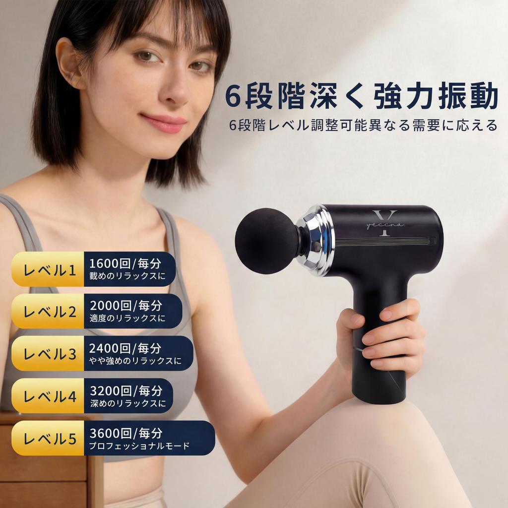 Myofascial Release Gun Handheld Gun [2026 New Evolution] Electric Myofascial Release Gun with 6 Super Powerful Vibration Levels, Quiet Operation, 8mm