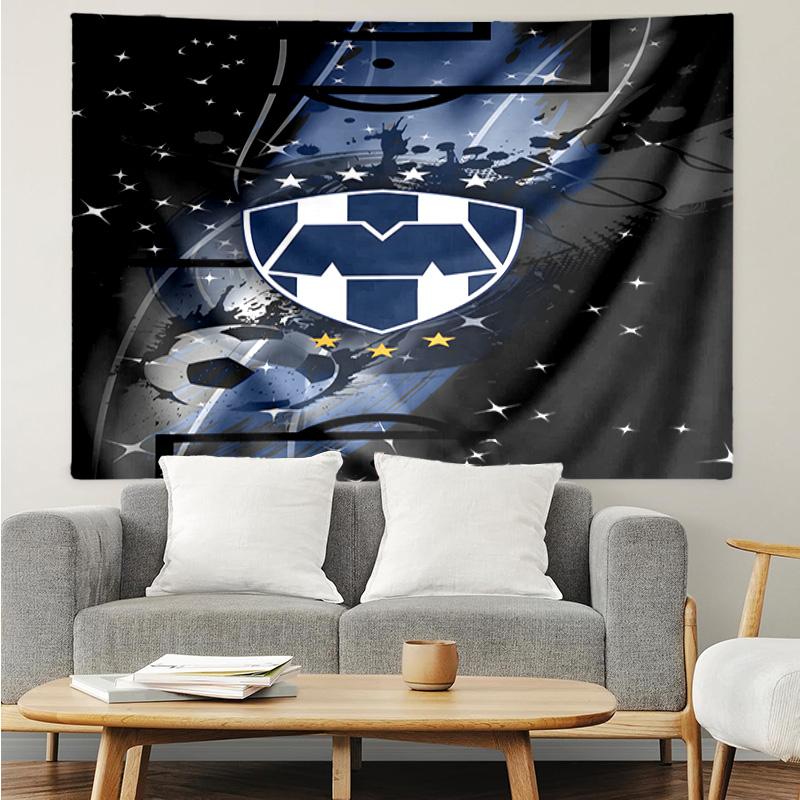 Football Club Emblem Tapestry Hanging for Bedroom,Livingroom, Playroom,Decor Art Room Wall Tapestry Holiday and Birthday Gifts