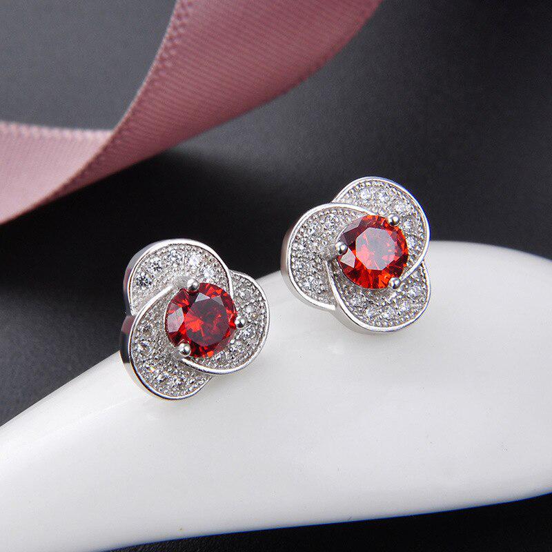 Tancise Cercei Stud Zircon Trendy Pentru Femei Petrecere Nunta