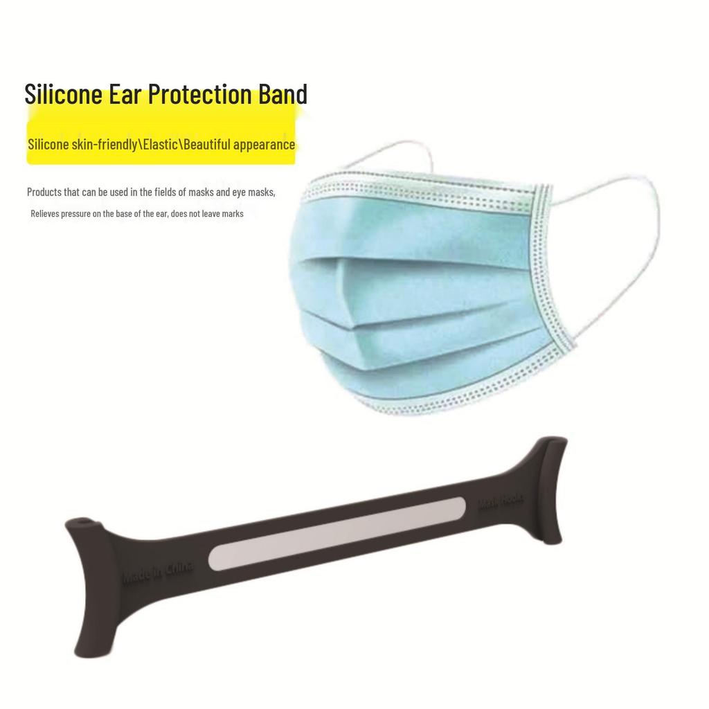 Silicone Anti-Chafing Mask and Ear Protector Lanyard