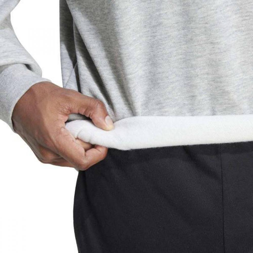 Adidas Essential 3 Stripes Fleece Sweatshirt Je6308