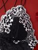 Two-tone Floral Lace Bra Set, V-neck Body-hugging Hallow-out Camisole Top and Panties, Women's Daily Comfortable Lingerie