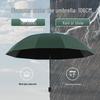 Large Automatic Windproof Umbrella: Dual Use for Sun and Rain, Black Glue Sunshade