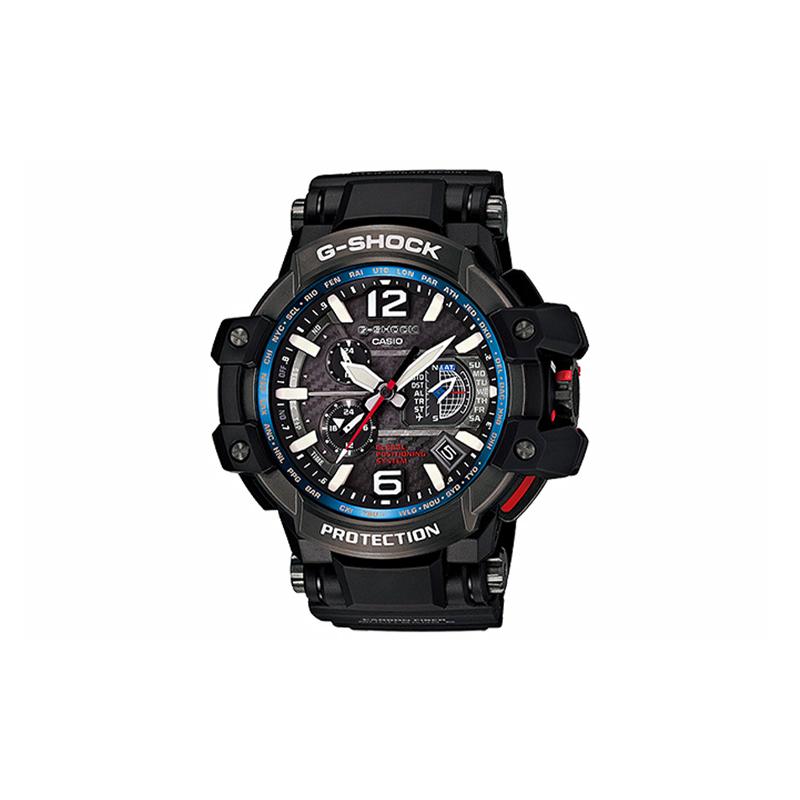 Casio Solar Quartz Movement Resin Strap Japanese and Korean Watch Men s Watch Gray Dial GPW-1000-1AER серый