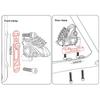 Ultralight Road Bicycle Disc Brake Mount 160Mm Converter For Compatible R8170 105 Da Sram Red Front And Rear Brake