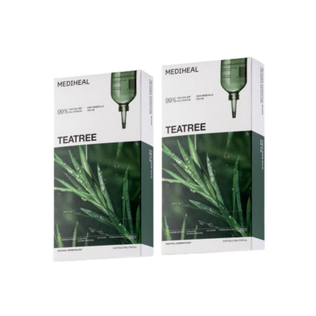 

Mediheal Чайное дерево Эссенциальная маска Успокаивающее увлажнение 20 листов