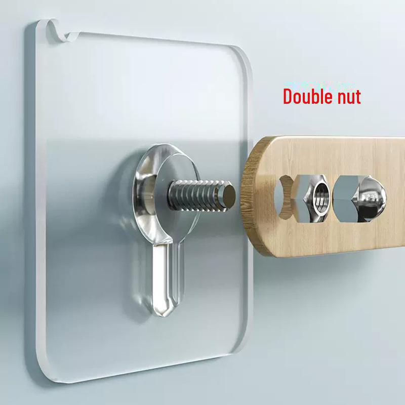 Transparent Adhesive Hook: Nail-Free, Strong Hold, Traceless, Snap-On Suction Hook