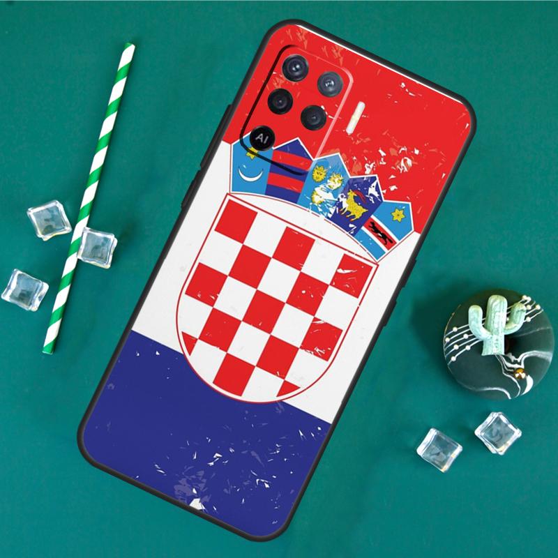 

Croatia Flag Phone Case For Oppo A18 A38 A58 A78 A98 A40 A60 A80 A91 A15 A17 A74 A94 A54 A57S A16 A76 A96 OPPO A80 5G