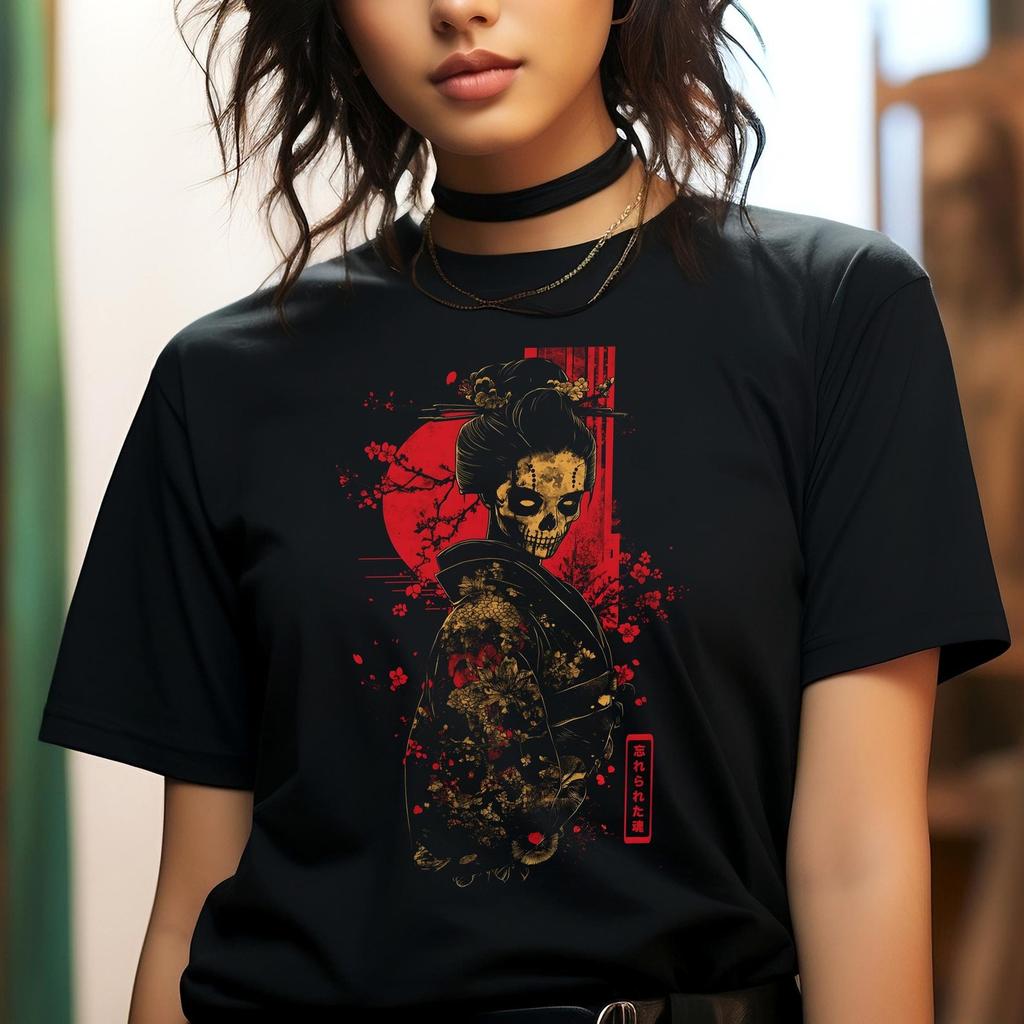 The Forgotten Soul Japanese Geisha Art Premium t shirt, Art is my Life, Asian Inspired Design, Tokyo Vibes, Japanese Dark Fashion, Kimono